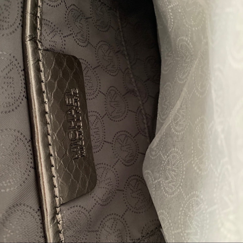 Michael Kors Tilda Gunmetal XL Clutch - Picture 8 of 8